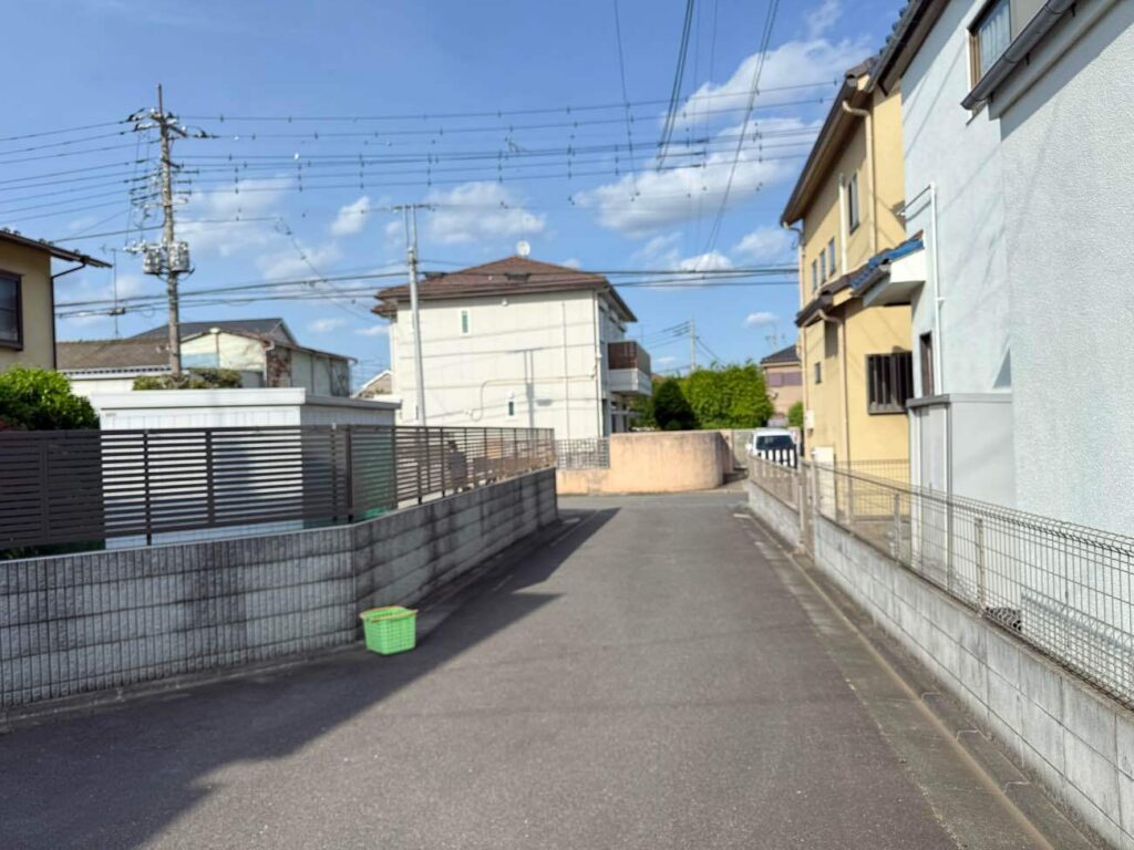 立川市栄町5丁目売地 現地写真